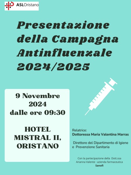 Presentazione campagna antinfluenzale 2024/2025